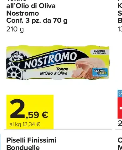 Tonno all'Olio di Oliva Nostromo