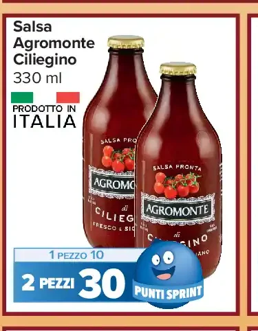 Salsa Agromonte ciliegino 330 ml
