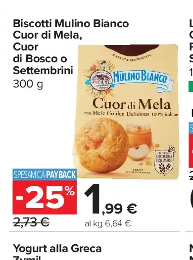 Biscotti mulino bianco cuor di mela/cuor di bosco/settembrini