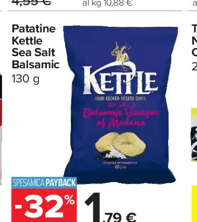 Patatine Kettle Sea Salt Balsamic