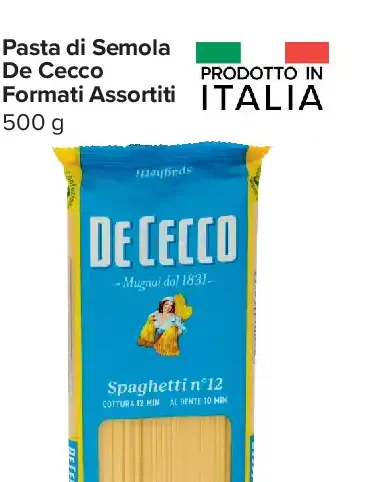 Pasta di Semola De Cecco Formati Assortiti