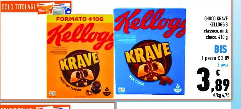 Cereali Krave Kellogg's