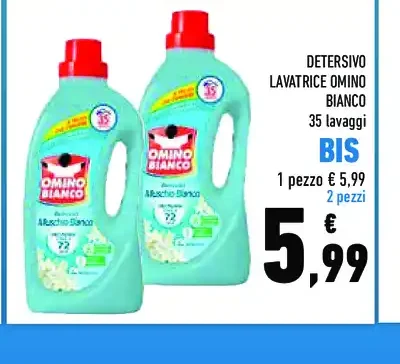 Detersivo lavatrice Omino Bianco