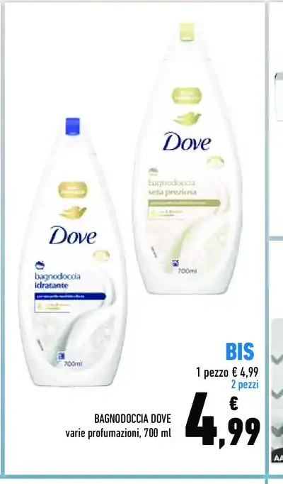 Bagno doccia Dove