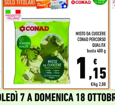 Misto da cuocere Conad