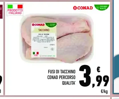 Fusi di tacchino Conad percorso qualità