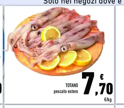 Totano pescato