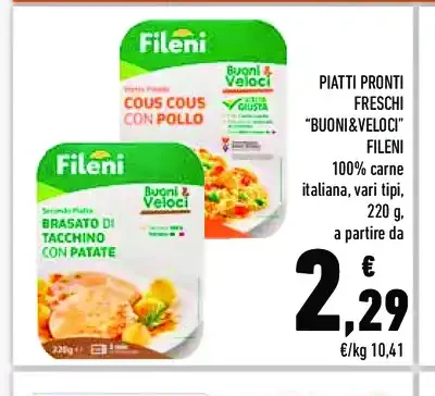 Piatti pronti freschi Fileni