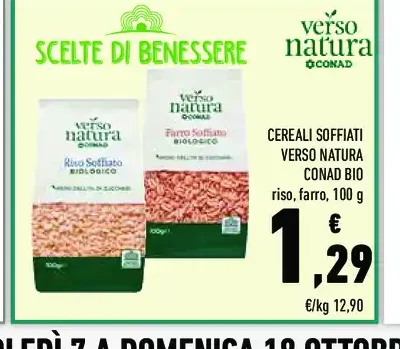 Cereali soffiati Verso Natura Conad Bio