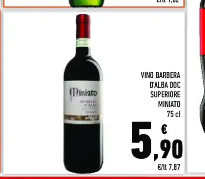 Vino Barbera d'Alba DOC Superiore Miniato