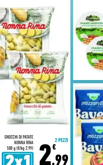 Gnocchi di patate Nonna Rina 500 g
