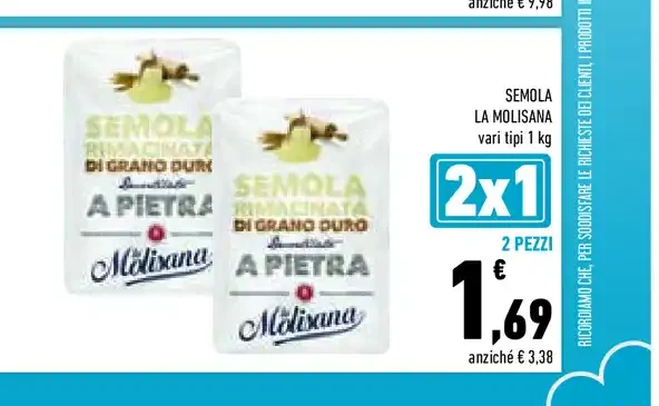 Semola rimacinata Molino Spadoni