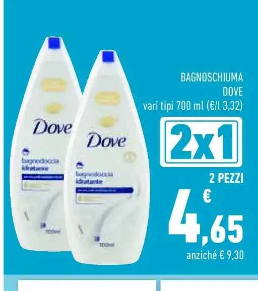 Bagnoschiuma Dove 700 ml