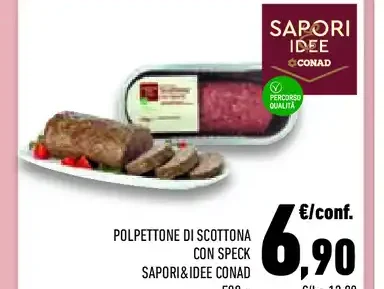 Polpettone di Scottona con speck Sapori&Idee Conad