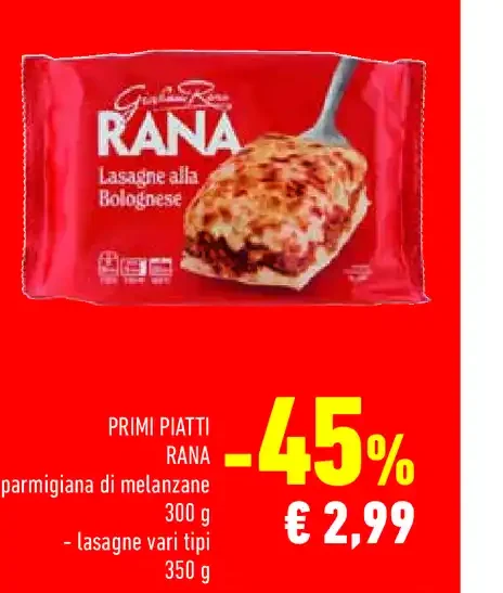 Primi piatti Rana
