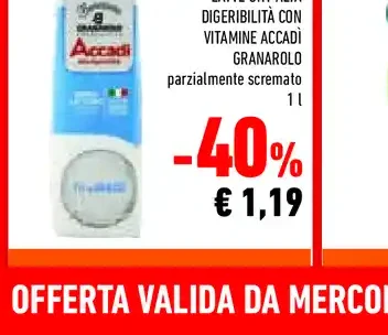 Latte UHT Alta Digeribilità Granarolo
