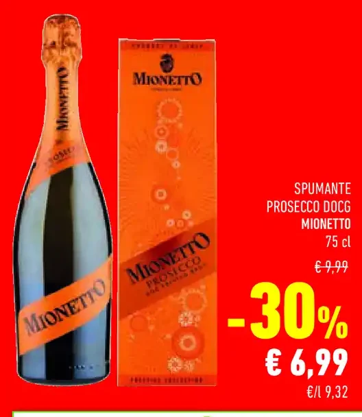 Spumante Prosecco DOCG Mionetto