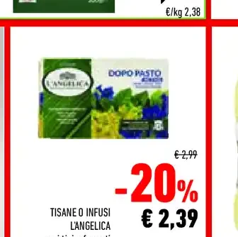 Tisane o infusi L'Angelica