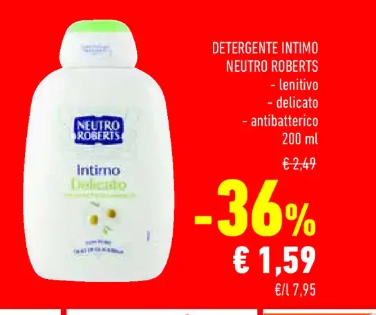 Detergente intimo Neutro Roberts