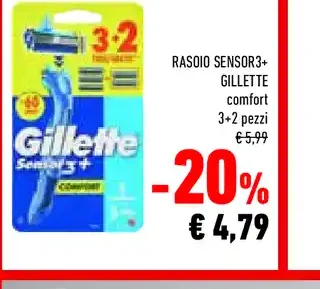 Rasoi Sensor3+ Gillette Comfort