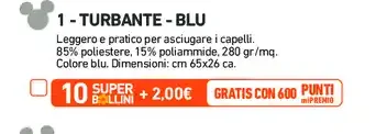 Turbante blu