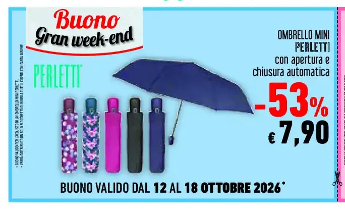 Ombrello mini Perletti