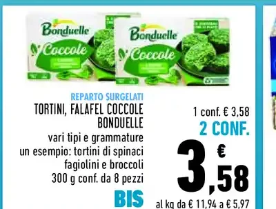 Tortini, falafel e coccole Bonduelle
