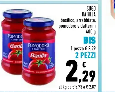 Sugo Barilla 400 g