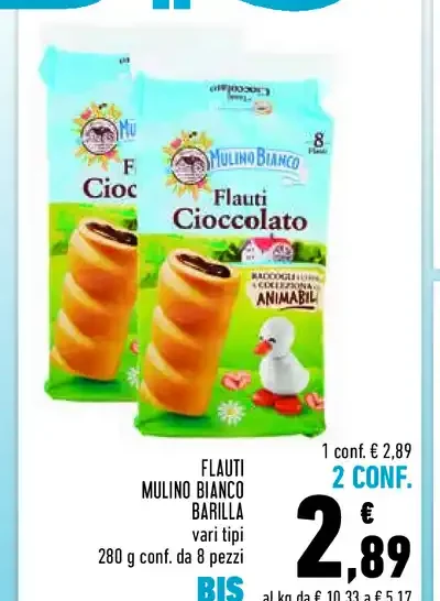 Flauti Mulino Bianco Barilla 280 g