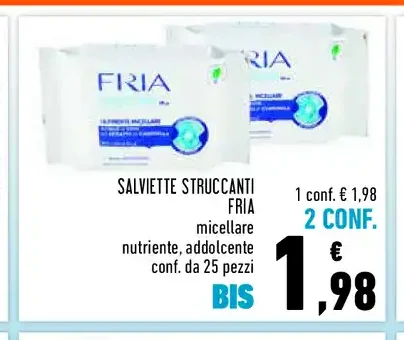 Salviette struccanti Fria