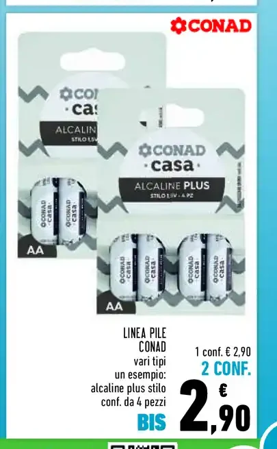 Linea pile Conad