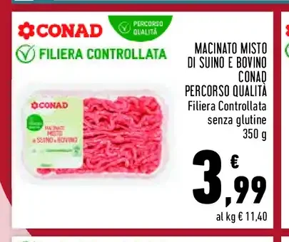 Macinato misto di suino e bovino