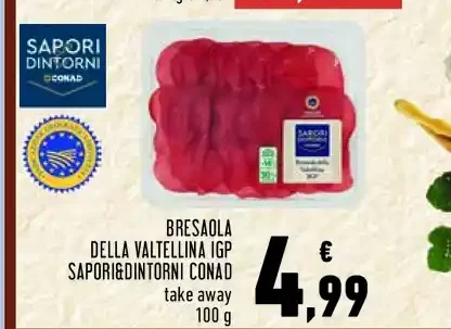 Bresaola della Valtellina IGP Sapori&Dintorni Conad