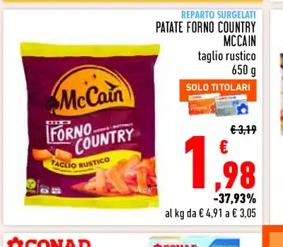 Patate forno Country McCain