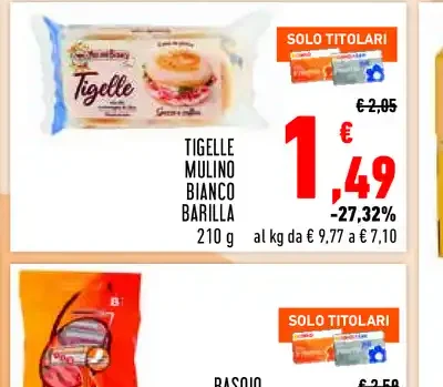 Tigelle Mulino Bianco Barilla