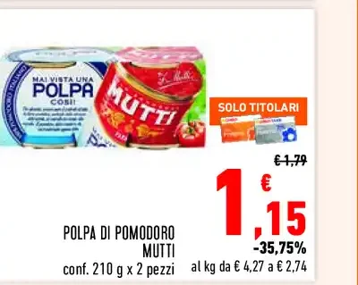 Polpa di pomodoro Mutti