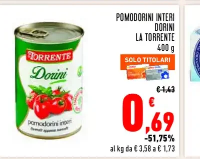 Pomodorini interi D'Orini