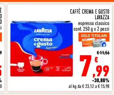 Caffè Crema e Gusto Lavazza