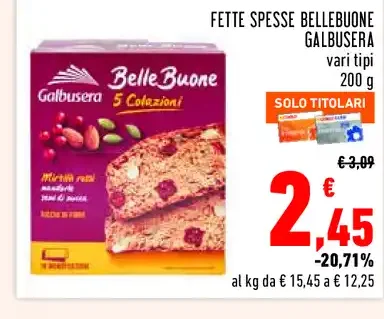 Fette spesse BelleBuone Galbusera