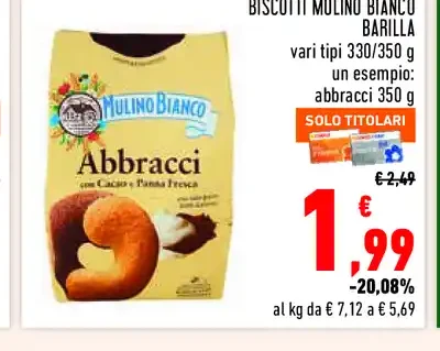 Biscotti Abbracci Mulino Bianco
