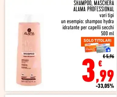 Shampoo maschera Alma Professional