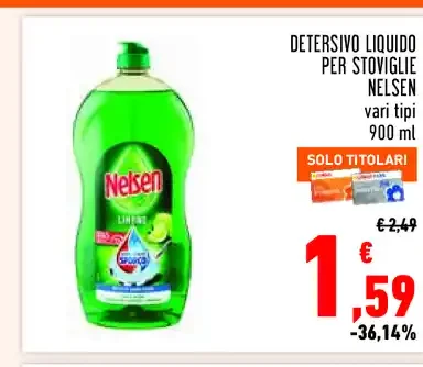 Detersivo liquido per stoviglie Neksen