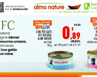 Cibo per gatti HFC Natural Almo Nature