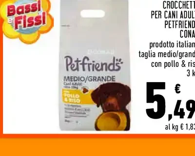 Crocchette per cani adulti Petfriends