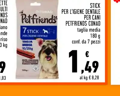 Stick per l'igiene dentale per cani Petfriends