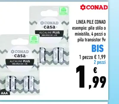 Pile alcaline Conad