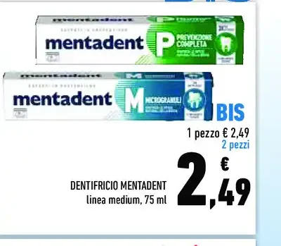 Dentifricio Mentadent
