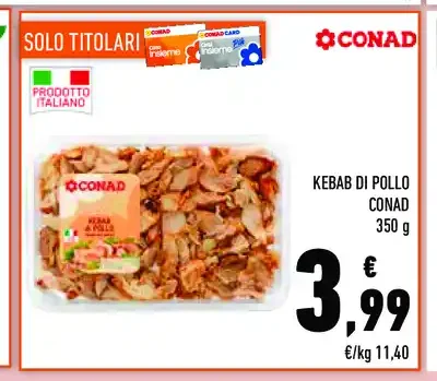 Kebab di pollo Conad