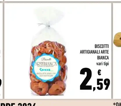 Biscotti artigianali Arte Bianca