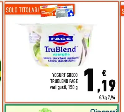 Yogurt greco TruBlend Fage